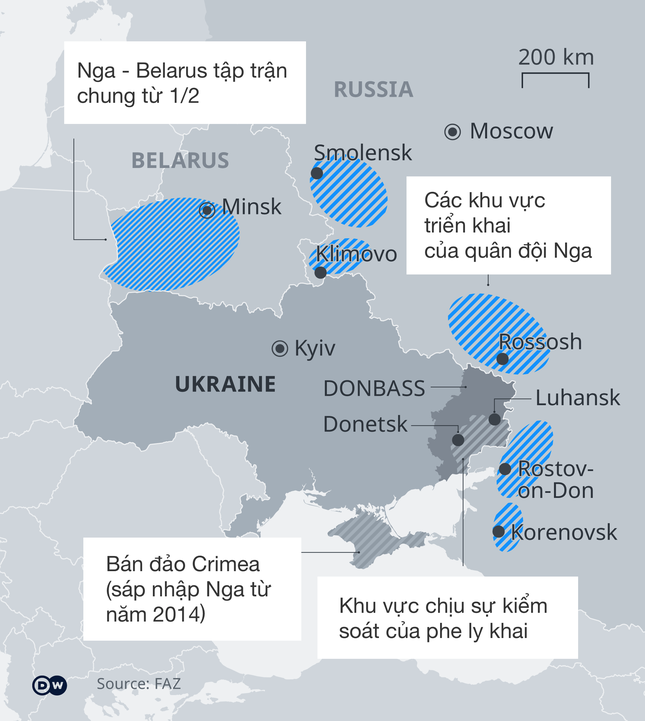 Mỹ - Ukraine bất đồng quan điểm về căng thẳng với Nga - Ảnh 2.