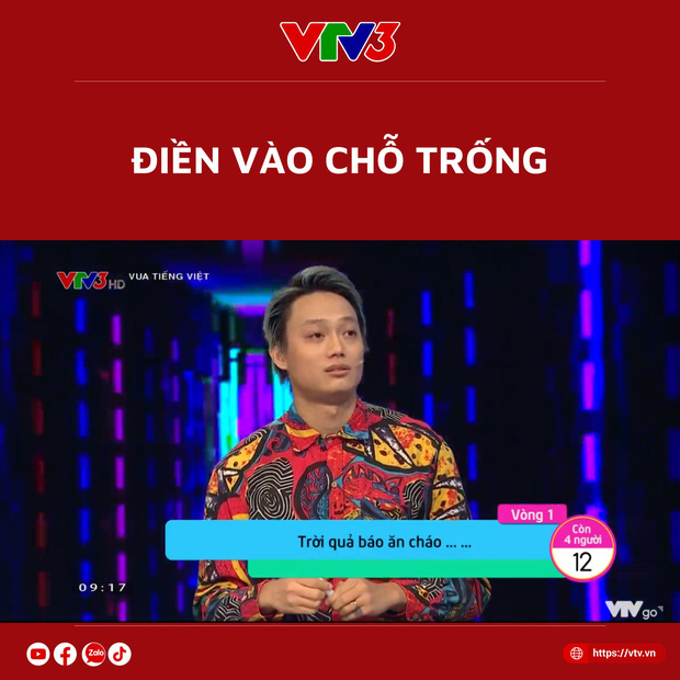 Điền từ tiếng Việt: Ăn cháo ...? Trả lời đá bát sai bét nhè, nghe đáp án xong mà tiếc hùi hụi - Ảnh 1.