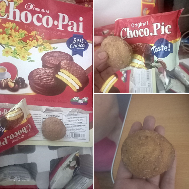 Cô gái xỉu 8 ngày ngay khi thấy thứ bên trong hộp bánh Choco-Pie giả: Cục này là cục gì cả nhà? - Ảnh 1.