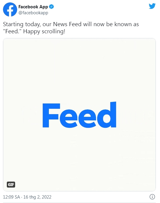 Facebook đã đổi tên News Feed - Ảnh 1.