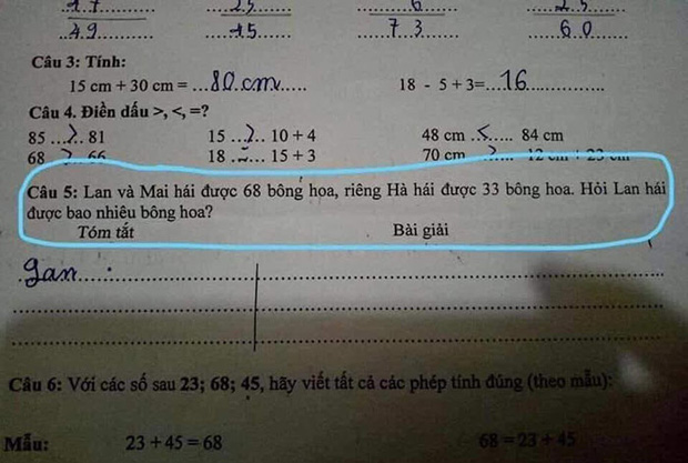 Bài Toán: Tính 68-33, nhưng zoom kỹ đề bài nhiều phụ huynh cũng phải bó tay bởi một điểm khó hiểu - Ảnh 1.