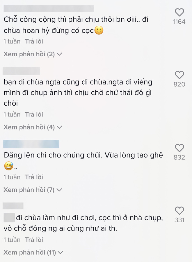 Đầu năm đi chùa nhưng đứng mãi không chụp hình được, cô gái tuyên bố cộc ngang liền bị dân mạng ném đá tơi bời - Ảnh 6.