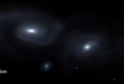 Ba thiên hà va chạm nhau trong hình ảnh tuyệt đẹp từ kính thiên văn Hubble mới - Ảnh 1.