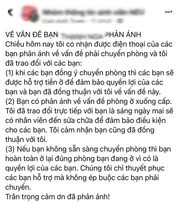  Nữ sinh Hà Nội đóng 670 nghìn nhưng phải nhường phòng cho F0, chuyển đến khu bừa bộn, nhà vệ sinh bẩn thỉu: Trường giải quyết có hợp lý? - Ảnh 8.