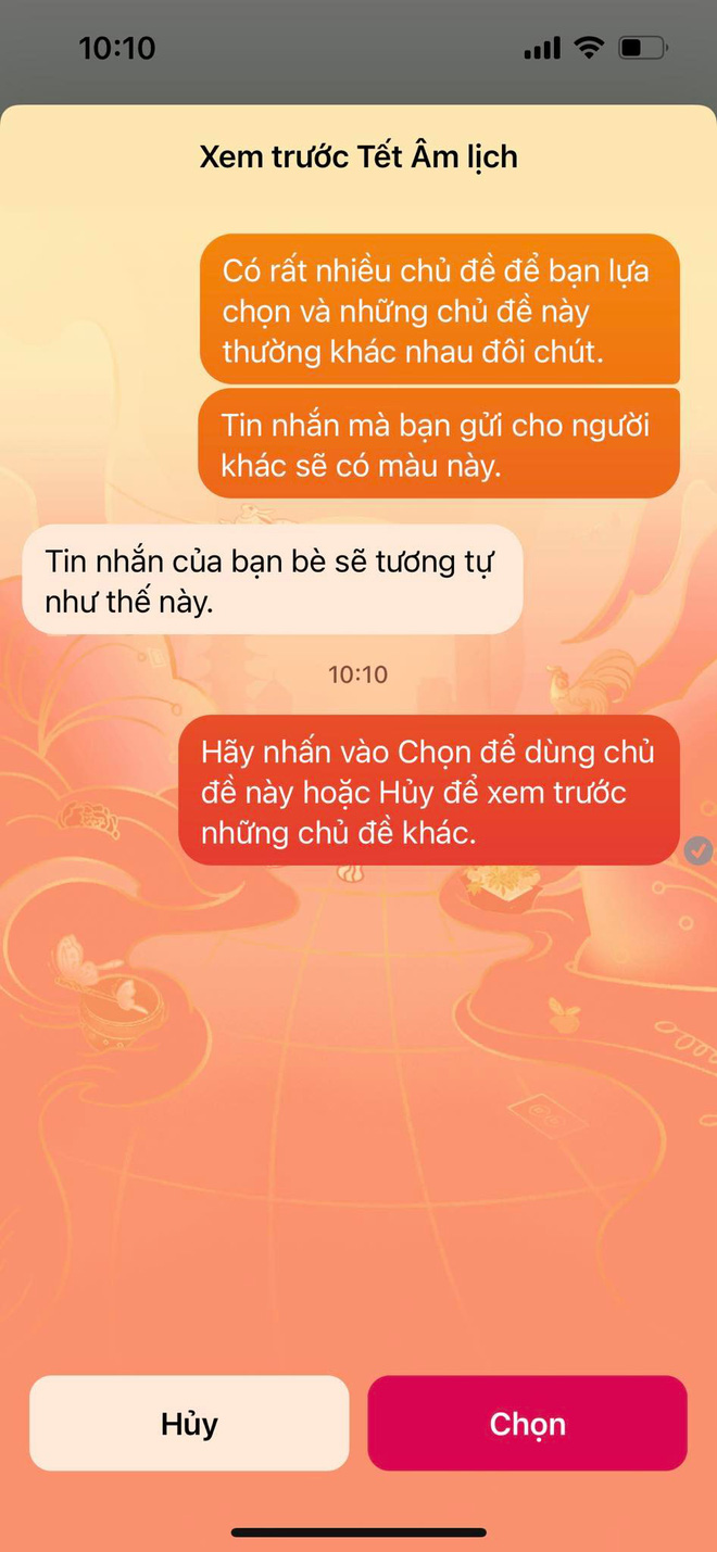 Messenger vừa update thêm theme hổ vàng cho năm nay, check xem tài khoản của bạn đã có chưa? - Ảnh 3.