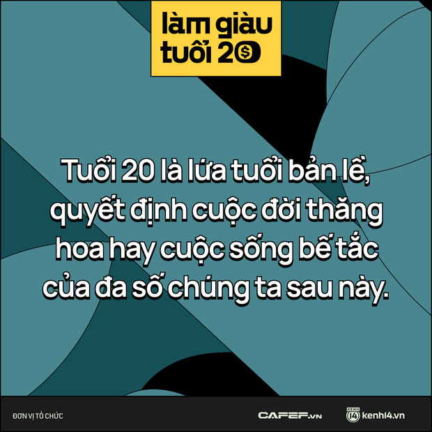 20 tuổi nghĩ về KIẾM TIỀN: Trễ rồi đó hay Xài tiền của bố mẹ thì có gì sai? - Ảnh 1.