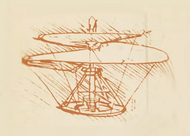  Ngạc nhiên chưa, hóa ra thiết kế trực thăng ốc vít trên không của Leonardo da Vinci thật sự hoạt động  - Ảnh 1.
