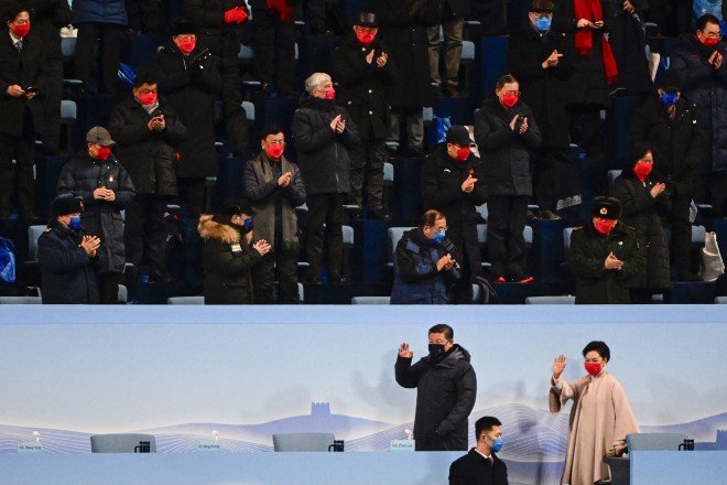  Lễ khai mạc Olympic Bắc Kinh 2022 thắp sáng rực rỡ Sân vận động Tổ chim  - Ảnh 6.