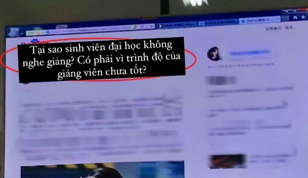 Cô giáo quên tắt máy chiếu để lộ lịch sử tìm kiếm, sinh viên nhìn thấy quá xấu hổ, đồng loạt quay ngoắt thái độ - Ảnh 2.