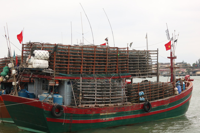 Tàu cá tại Quảng Bình nằm bờ dài ngày do dịch bệnh và giá xăng dầu tặng mạnh - Ảnh 1.