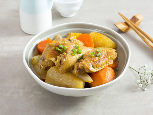 Món ăn ngon mỗi ngày: Củ cải trắng hầm thịt gà ngon, hấp dẫn - Ảnh 3.