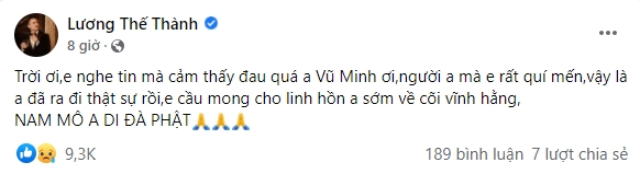 Đạo diễn Vũ Minh qua đời: Xuân Lan, Đại Nghĩa đau đớn, nhiều nghệ sĩ xót xa - Ảnh 7.