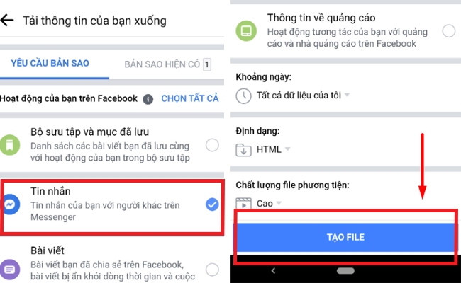 Cách khôi phục tin nhắn đã xóa trên Facebook trong 1 nốt nhạc - Ảnh 3.