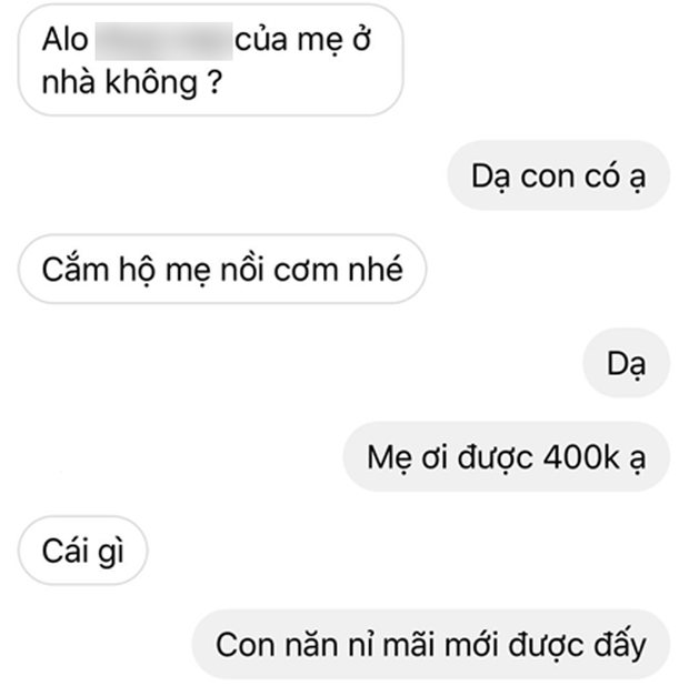 Dặn con gái cắm nồi cơm, một lúc sau cô bé hồn nhiên đáp “Được 400k ạ”: Mẹ chán không buồn nói - Ảnh 1.