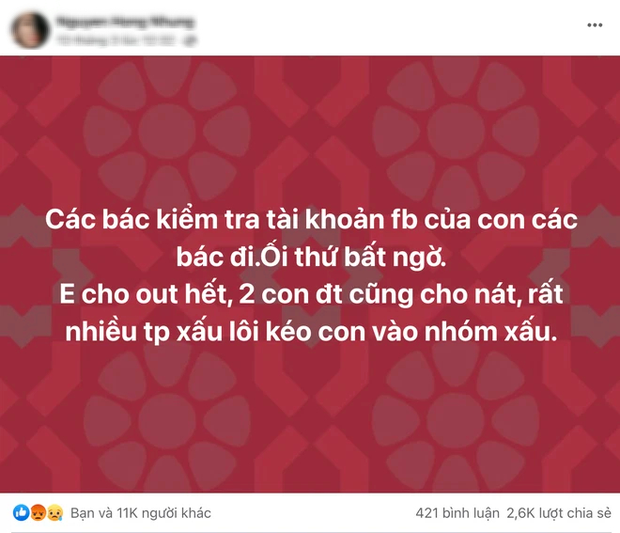 Vợ Xuân Bắc có động thái đầu tiên trên MXH: Chỉ để lại duy nhất 2 dòng này trong bài viết phạt con xem hình 18+ - Ảnh 1.