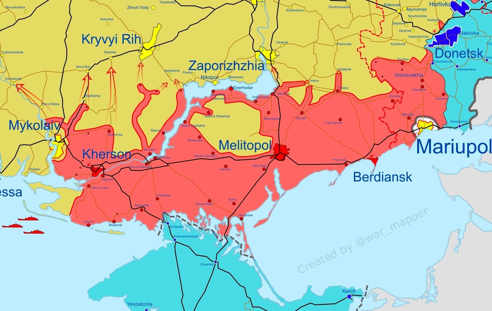 Донецко херсонская республика. Херсонская народная Республика карта. Одесса и Николаев на карте.