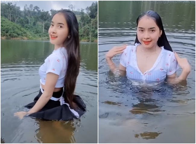 Hot girl núi rừng gây tranh cãi vì đánh mất sự trong sáng, làm nhiều clip phản cảm - Ảnh 5.