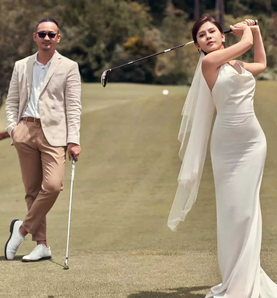 Chồng đại gia của MC Thu Hoài: Cảm thấy may mắn khi có vợ biết chơi golf - Ảnh 2.