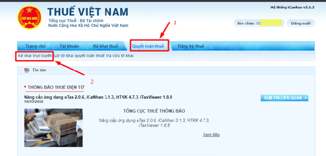  Hướng dẫn cá nhân tự quyết toán thuế thu nhập cá nhân online 2022  - Ảnh 3.