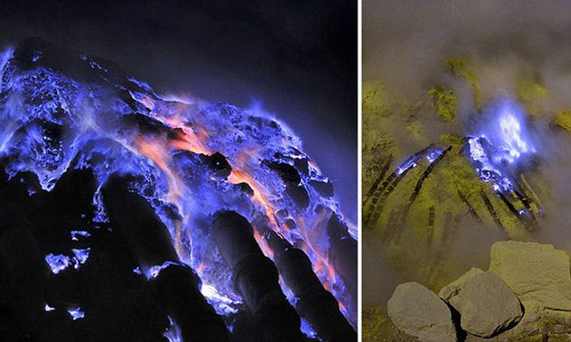  Giải thích hiện tượng bí ẩn, núi lửa phun trào dung nham màu xanh lam  - Ảnh 2.