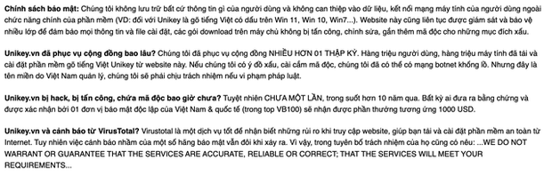 Website Unikey giả mạo tuyên bố trao thưởng 1000 USD cho người chứng minh được rằng website có mã độc - Ảnh 6.