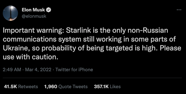 Elon Musk cảnh báo người dùng Starlink tại Ukraine - Ảnh 2.