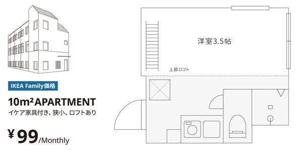 Căn hộ cho 1 người của IKEA Nhật Bản cực xinh, giá thuê chỉ chưa tới 01 USD/tháng - Ảnh 1.