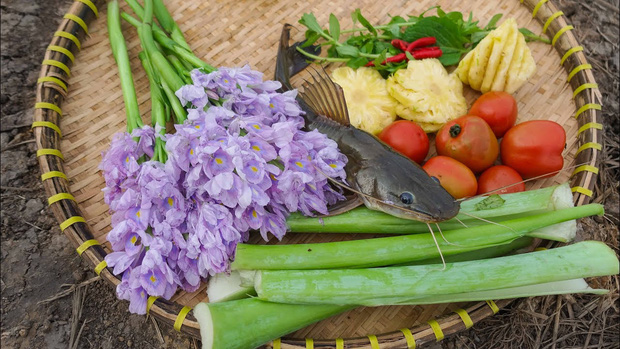 Gánh rau độc nhất vô nhị ở miền Tây: Không cần trồng vẫn được thu hoạch, làm được đủ các món ăn ngon - Ảnh 3.