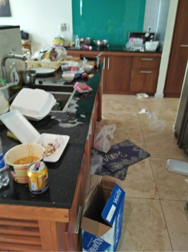 Guests littered the villa indiscriminately, the cleaning staff also showed an attitude that made everyone unhappy - Photo 2.