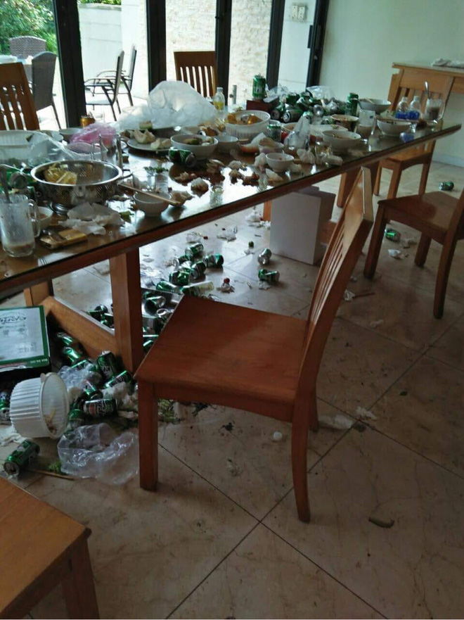 Guests littered the villa indiscriminately, the cleaning staff also showed an attitude that made everyone unhappy - Photo 4.