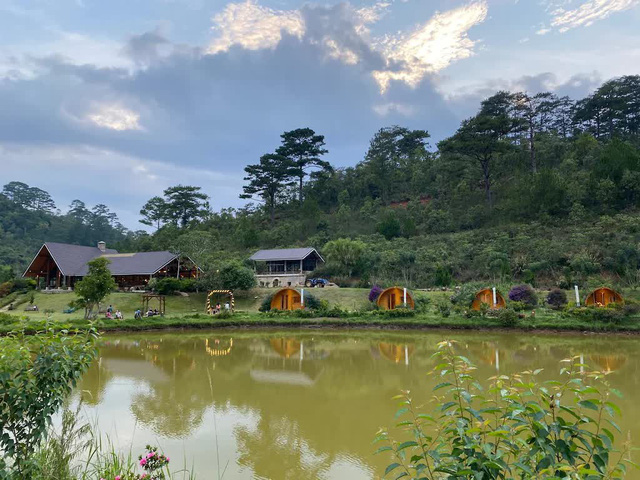 What does the resort in the middle of the pine forest in Dalat have that the daughter-in-law of tycoon Johnathan Hanh Nguyen often comes to?  - Photo 8.