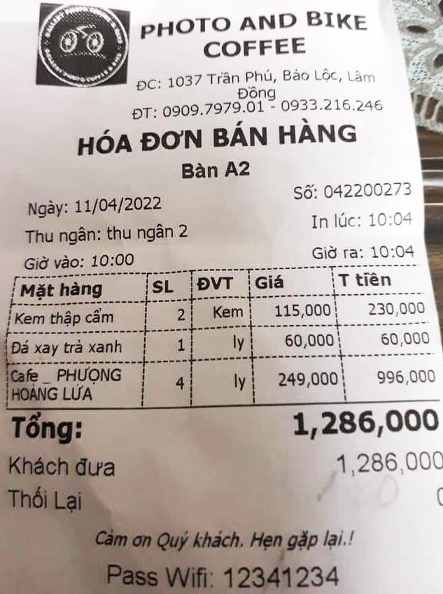 Bán ly cà phê ‘đắt nhất Việt Nam’, chủ quán lý giải thế nào?  - Ảnh 2.