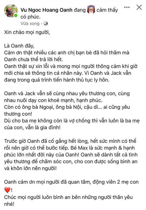 Chồng cũ đăng bài ẩn ý nhưng lại vội quay xe, liệu có liên quan đến Hoàng Oanh? - Ảnh 3.