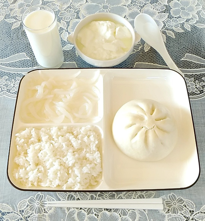 A white meal for people who like purity is going viral, but people think of a scary form of 