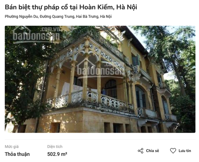 Cận cảnh một trong 600 căn biệt thự cổ được bán ở Hà Nội: Nửa tỷ một mét vuông - Ảnh 5.