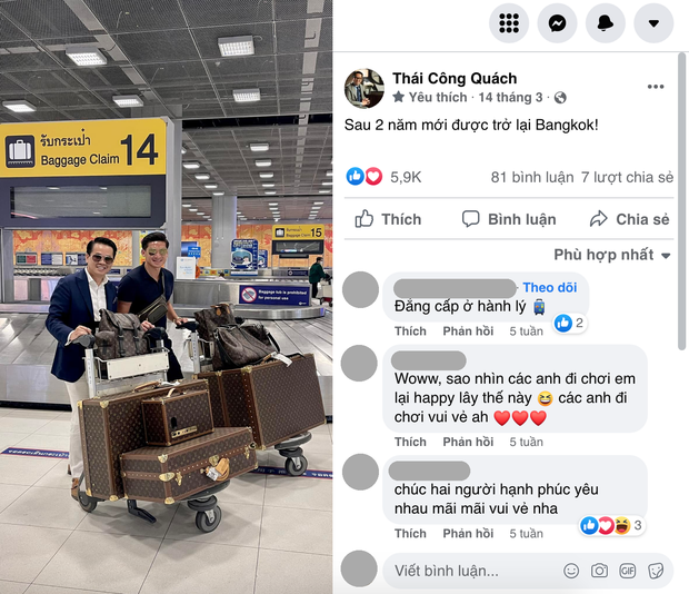 Spreading the image of Thai Cong carrying his own suitcase, going to a low-cost airline after his shocking statement about travel - Photo 5.
