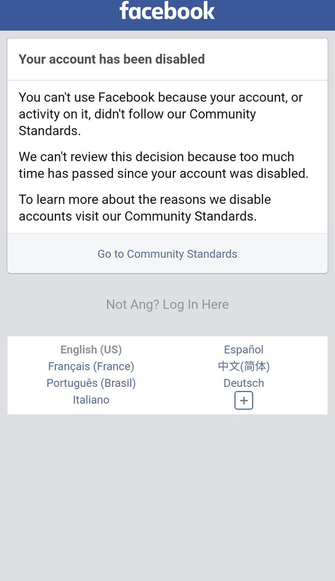 Hàng loạt người dùng Facebook bất ngờ bị khóa tài khoản mà không rõ lý do - Ảnh 2.