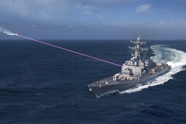   The US Navy used a laser to shoot down a drone for the first time, with a super cheap cost of only 1 USD / shot - Photo 3.