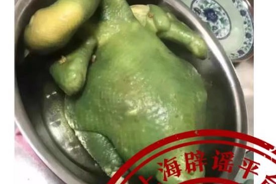 Mạng xã hội Trung Quốc náo loạn vì con vịt xanh kỳ lạ - Ảnh 1.