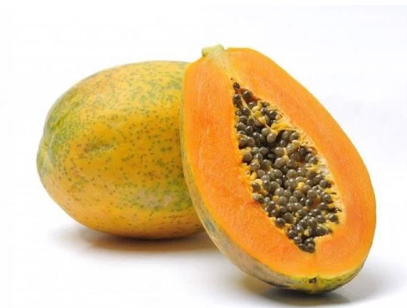 Nhỏ vài giọt dung dịch vào cuống, đu đủ xanh vừa ngắt sẽ chín vàng ruộm sau vài giờ, dưới đây là mẹo để phân biệt với đu đủ chín tự nhiên khi đi chợ - Ảnh 2.