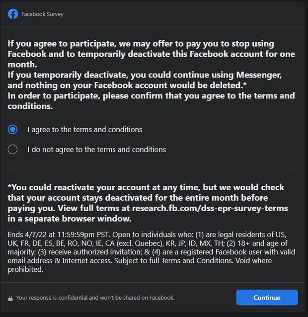 Facebook chơi lớn, trả ngay 1 triệu cho bất kỳ ai chịu khoá tài khoản trong vòng 1 tháng! - Ảnh 2. Facebook chơi lớn, trả ngay 1 triệu cho bất kỳ ai chịu khoá tài khoản trong vòng 1 tháng! - Ảnh 2.