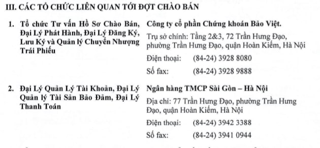The collateral for the canceled bond lots of Tan Hoang Minh is mortgaged at which banks and organizations?  - Photo 3.