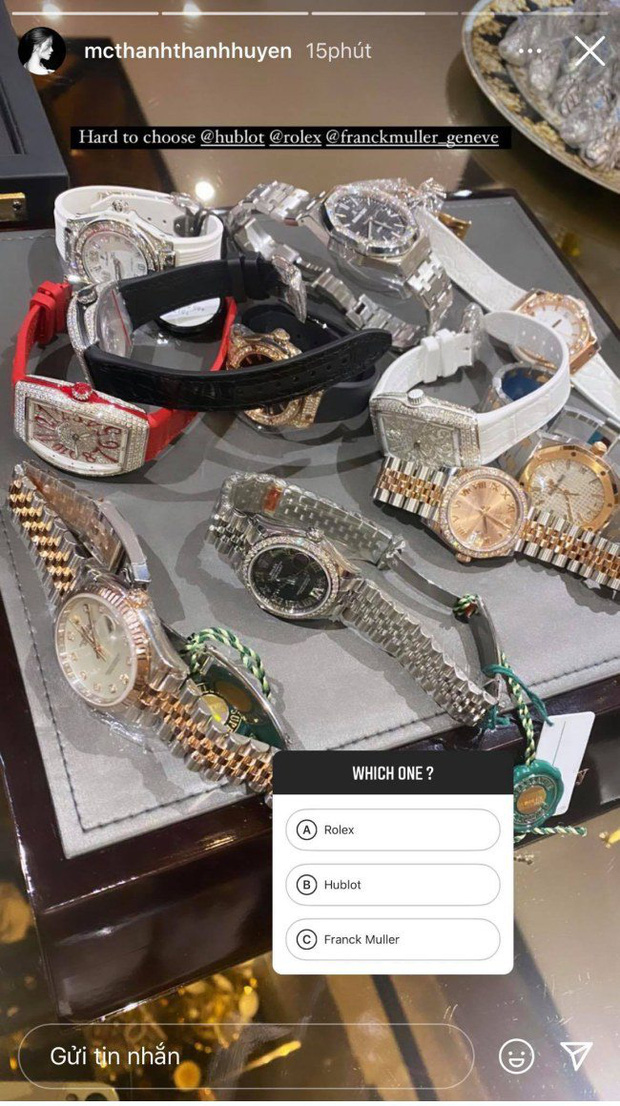MC Thanh Thanh Huyền đi từ Mẹc G63 đến Porsche 5 tỷ, bộ sưu tập đồng hồ đủ mua 1 căn nhà - Ảnh 10.