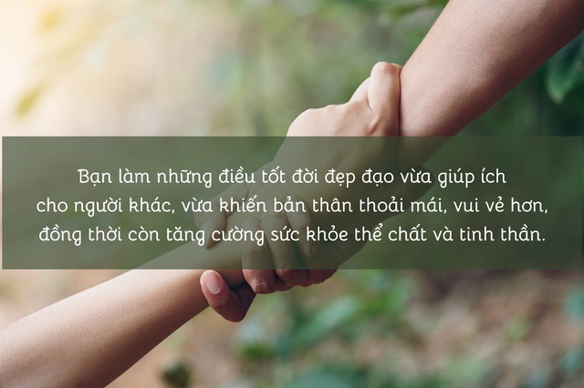 Nghiên cứu đã chứng minh: Giúp đỡ người khác có thể khiến bạn hạnh phúc và trường thọ hơn - Ảnh 4.