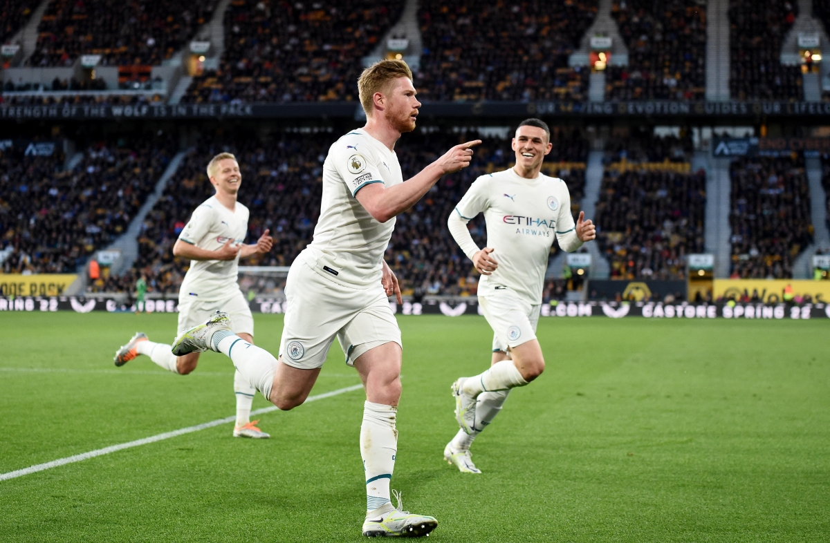 Футбол сити счет. Kevin de Bruyne 2022. Де Брюйне 2022. Вулверхэмптон 1 3 Манчестер Сити. Чемпионат Англии – Манчестер Сити.