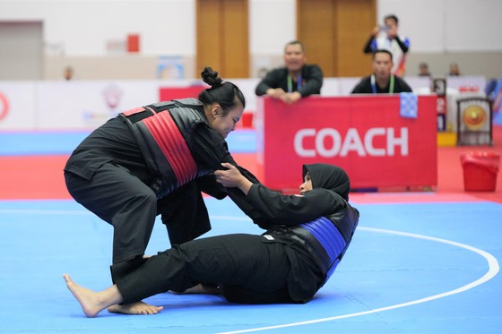 Những pha võ ấn tượng của 2 chủ nhân huy chương vàng Pencak Silat - Ảnh 9.