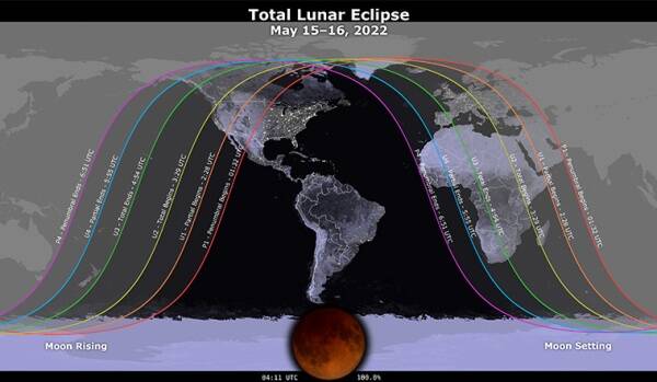 The first super lunar eclipse of the year: People are eager to see Hang blooming from all over the world - Photo 1.