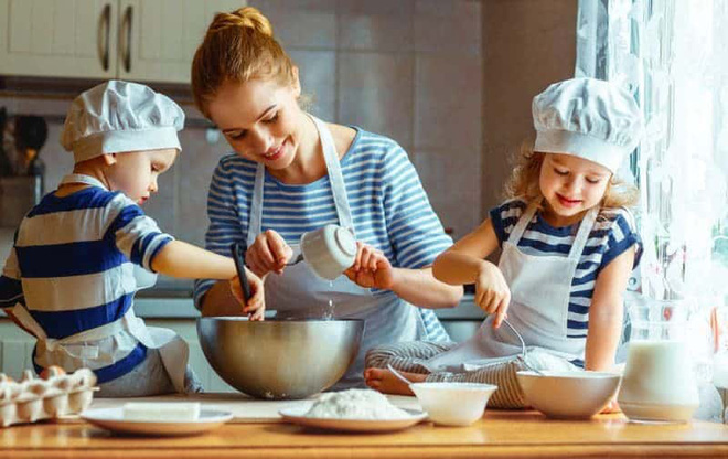 Nấu ăn cùng con: Công thức nấu ăn và mẹo để làm cho nó thú vị - Ảnh 6.