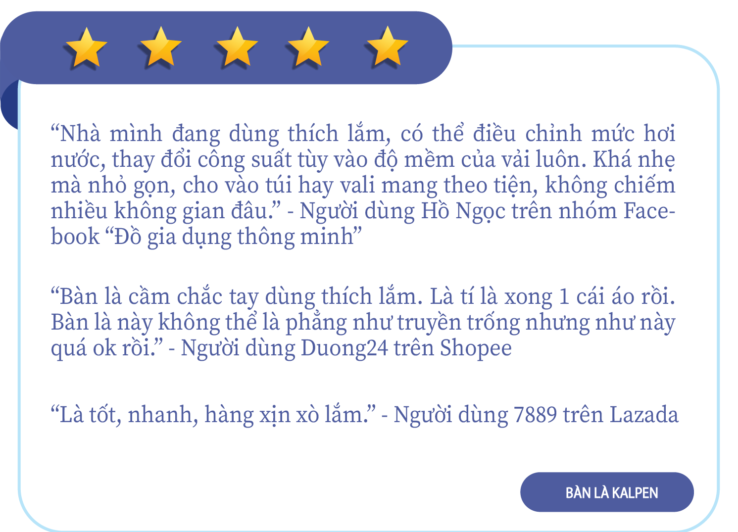 Người dùng review bàn là hơi nước cầm tay: Hàng Việt giá cao có đánh bật đối thủ ngoại? - Ảnh 2.