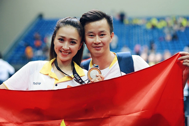 Những cặp đôi cùng chinh chiến tại SEA Games 31: Một đôi từng là thầy trò, có người cầu hôn ngay khi đạt HCV - Ảnh 7.